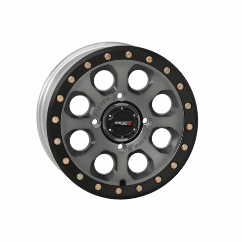 System 3 | SB-7 Matte Titanium BeadLock UTV Wheel - 14" | 15" | 18" - 3-147636